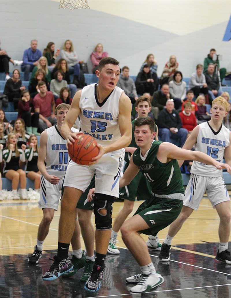 Seneca Valley vs Pine Richland Boys Basketball | nblack photo